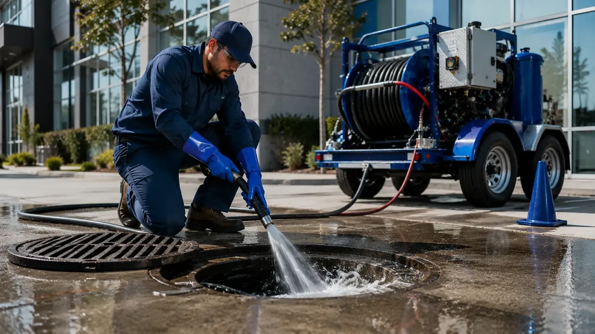 Commercial Hydro Jet Drain Cleaning in Oceanside